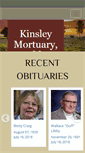 Mobile Screenshot of kinsleymortuary.com